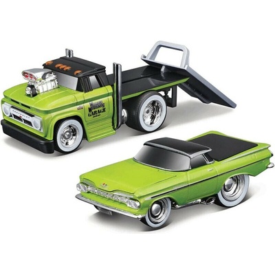 Maisto Muscle Transports 1966 Chevrolet Flatbed Chevrolet El Camino 1:64
