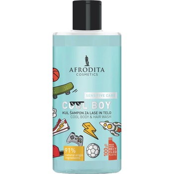 Afrodita Cosmetics Шампоан за коса и тяло Cool Boy, 320 ml