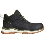 Vismo Unisex Kids' Safety Steel Toe Cap Boot - Olive