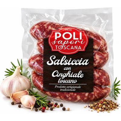 Poli sapori toscana kančí klobásky 170 g