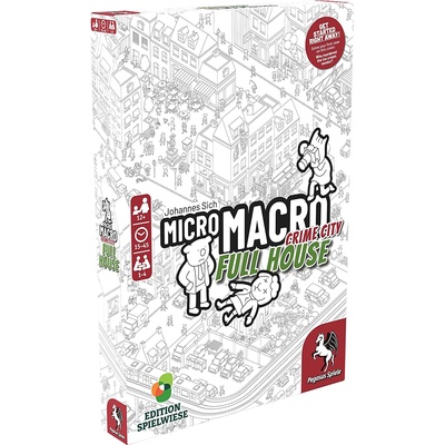 Pegasus Press Настолна игра MicroMacro: Crime City 2 - Full House - семейна (59061E)