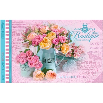 Bourgeois Бележник Bourgeois 197х124 36 л. тв. к. Розов (1120662-05-215914-21516)