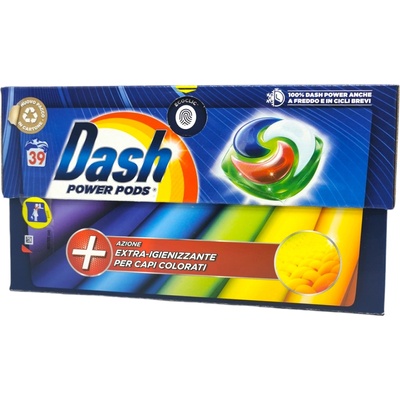 Dash капсули за пране, Цветно пране, 39 броя