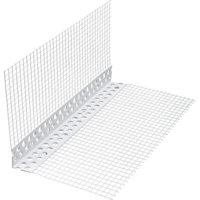 Den Braven Kombi lišta rohová (PLAST) s tkaninou 10 ks, 10 cm x 10 cm x 2,5 m