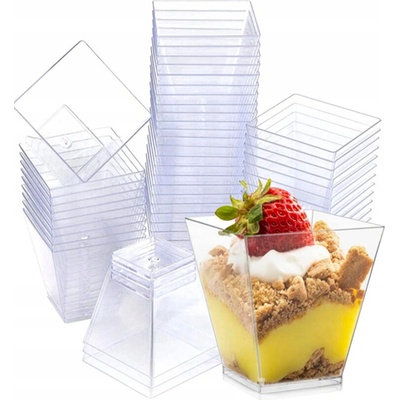 GastroKitchen Fingerfood plastové kelímky na dezert 60 ml | Gastrokitchen