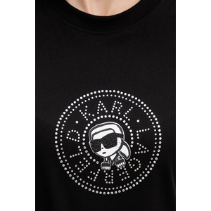 Karl Lagerfeld тениска дамска памучна IKON (B2W17025)