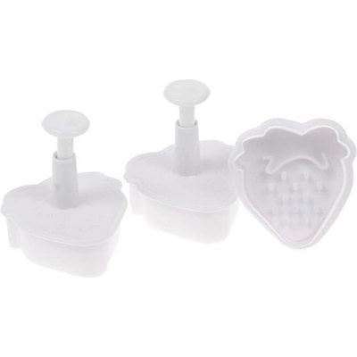 Vykrajovačka s piestom jahoda 3 ks