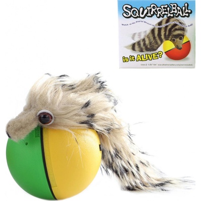 Fretka s míčkem rolující na baterie dětská žertovinka