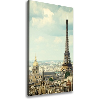 Vertikálny foto obraz na plátne Eiffelová veža Paríž 50x100 cm