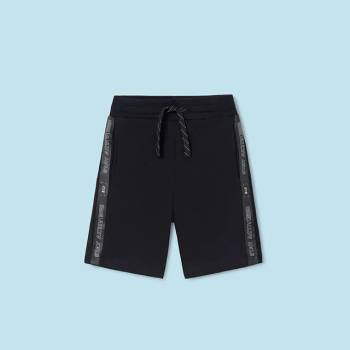 Image 1 of Mayoral Къси спортни бермуди в черно за момче Mayoral с ивици