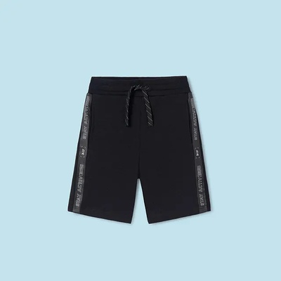 Mayoral Къси спортни бермуди в черно за момче Mayoral с ивици