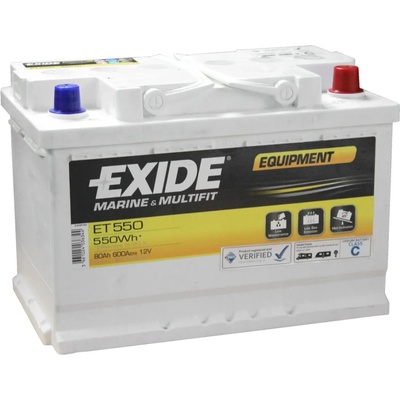 EXIDE EQUIPMENT 80Ah 12V ET550