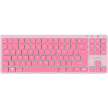 CANYON OnType 10 Low Profile Wired Pink (CNS-HKB10P)