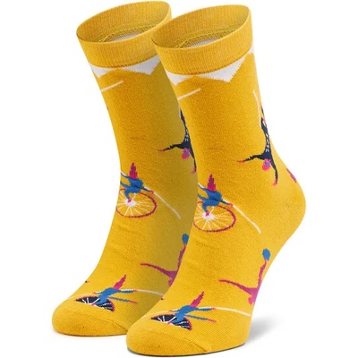 Dots Socks Дълги чорапи unisex Dots Socks DTS-SX-441-Y Жълт (DTS-SX-441-Y)