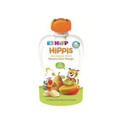 HiPP Био плодова закуска hipp, Манго, круши и банан, 100гр, 9062300133766