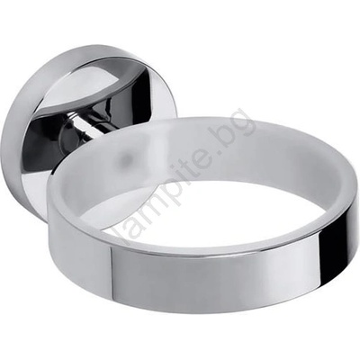 BEMETA Държач за сешоар OMEGA 8x5, 5 cm, сребрист (BD0400)