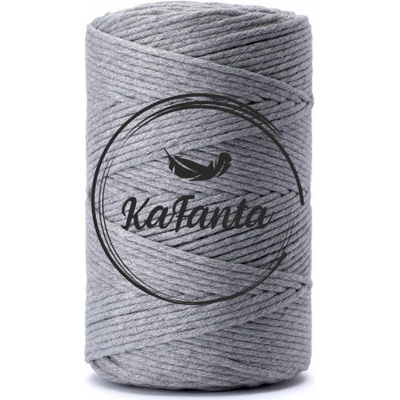 Macrame priadza KaFanta PREMIUM 3mm/100m - grey