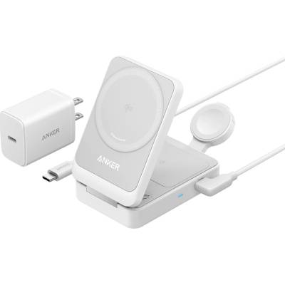 Anker Apple 15W + зарядно и Type-C кабел - Anker (B2557321) - бял