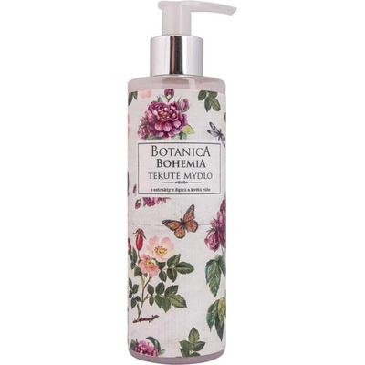 Bohemia Gifts & Cosmetics Botanica tekuté mydlo šípky a ruža 250 ml