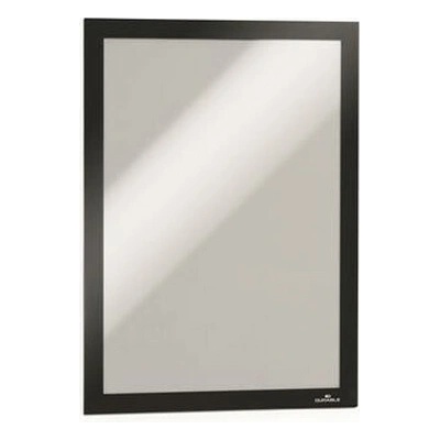 Informačný panel, A4, samolepiaci, DURABLE "DURAFRAME", čierna