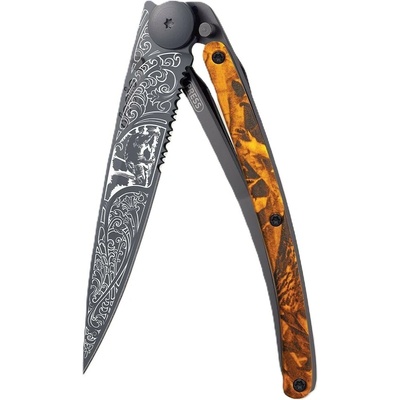 Deejo 1GM501 Tattoo Serration Black 37g orange camo Wild Boar