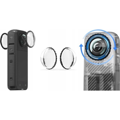 Insta360 Ochranné sklo na objektivy X4 INST740-07 – Zboží Živě