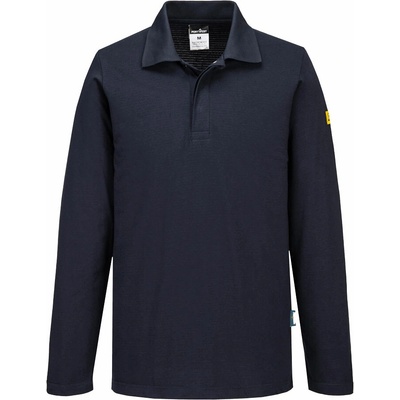 PORTWEST AS23 / Pánska antistatická polokošeľa - navy M