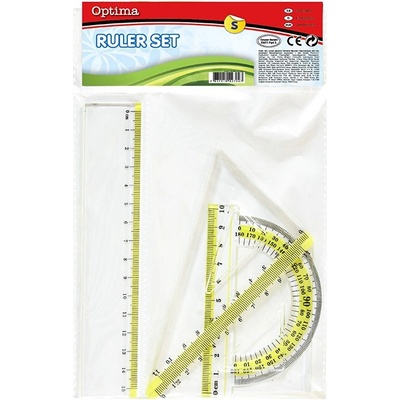 Optima Комплект линийки OPTIMA 15cm с линийка 4 броя 100180 (100180)