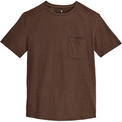 Royal Robbins Мъжка тениска Royal Robbins Vacationer S/S Tee T-shirt - Seal Brown Str (216-8629-0313)