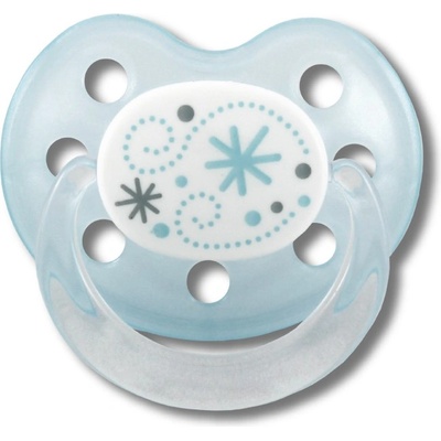 Baby-Nova Бебешка силиконова залъгалка Baby Nova - Снежинка (28244)