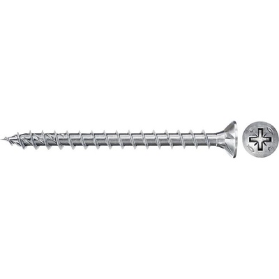 Fischer Power-Fast II CZF 670190 skrutky do drevotriesky 4 mm 25 mm krížová dražka Pozidriv ocel glavanizované zinkom 10