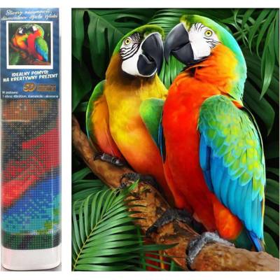 Norimpex - Puzzle Diamond Painting Papagáje 30x40cm - 1 - 39 piese