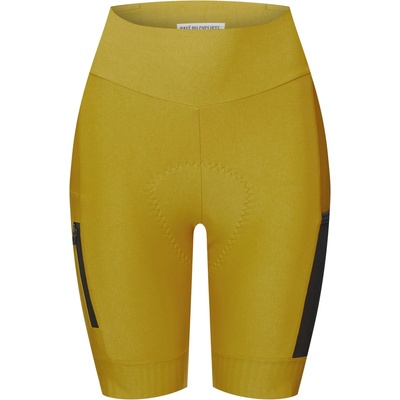 CafÉ du cycliste Дамски шорти за колоездене CAFÉ DU CYCLISTE Women's Elsa Cycling bottoms - Golden Olive (155-2485-0214)