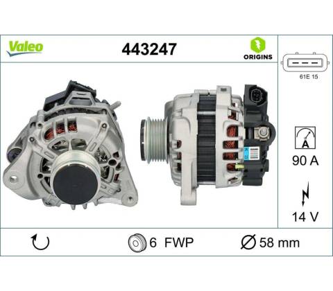 Generátor VALEO 443247