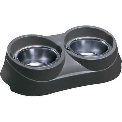 Ferplast DUO FEED 03 anthracite držiak s miskami