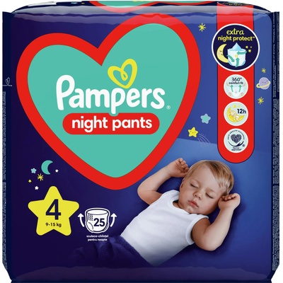 Pampers Пелени гащи Pampers - Night 4, 25 броя (1100004223)