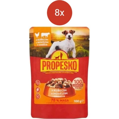 Propesko hovězí kuře 8x100 g