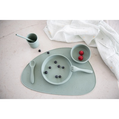 KIKKABOO Kelímek Platinum Silicone Sage