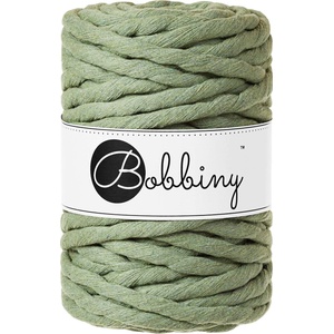 Bobbiny Macrame Cord 9 mm 30 m Eucalyptus Green юта (ML-E009)