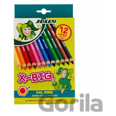 Jolly X-Big veľké voskovky 12 farieb