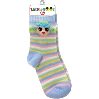 Ty Fashion Socks Rainbow Poodle 3D