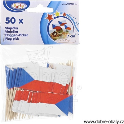 Wimex Napichovátka vlaječka CZ 70 mm – Zboží Dáma