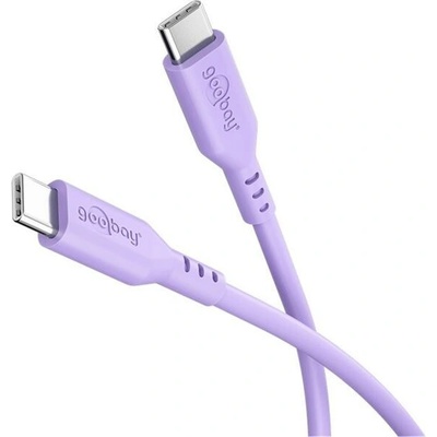 Goobay 77745 USB-C/USB-C 1,5m fialový