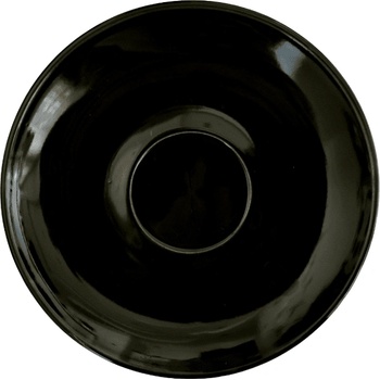 Порцеланова подложна чинийка за чаша за капучино ∅13, 5 см. , черна