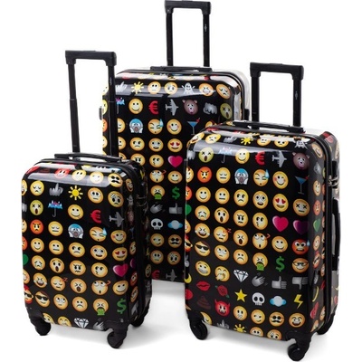 Rogal Emoticons sada černá 35l, 65l ,100l