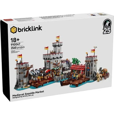 LEGO® BrickLink 910047 Stredoveké trhovisko pri mori