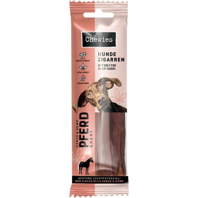 Chewies psie cigary: konské a konope 2 x 75 g