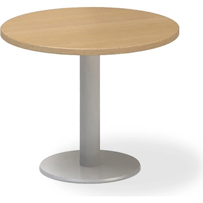 Interiér Říčany Jednací stůl ProOffice, průměr 70 cm, buk