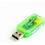 Gembird USB sound card, Virtus. бюджетна звукова карта Звукови карти