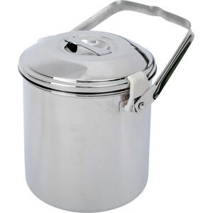 BasicNature Тенджера Basic Nature Edelstahltopf Billy Can Pot - Stainless Steel - размер 2 l (532-1231-0112)